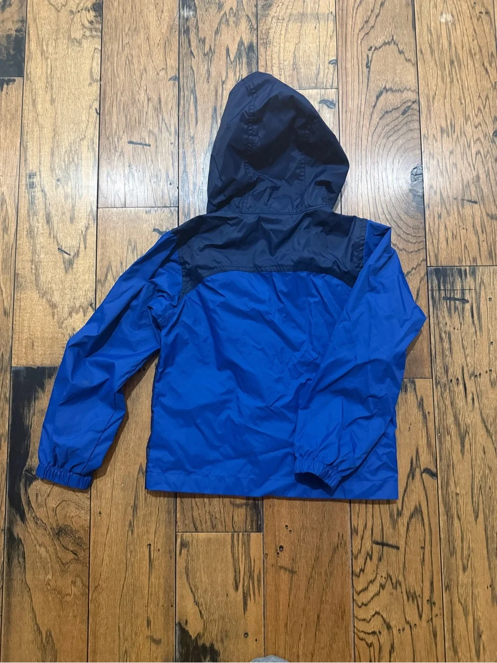 Columbia Blue/Navy Hooded XXS Windbreaker Jacket
